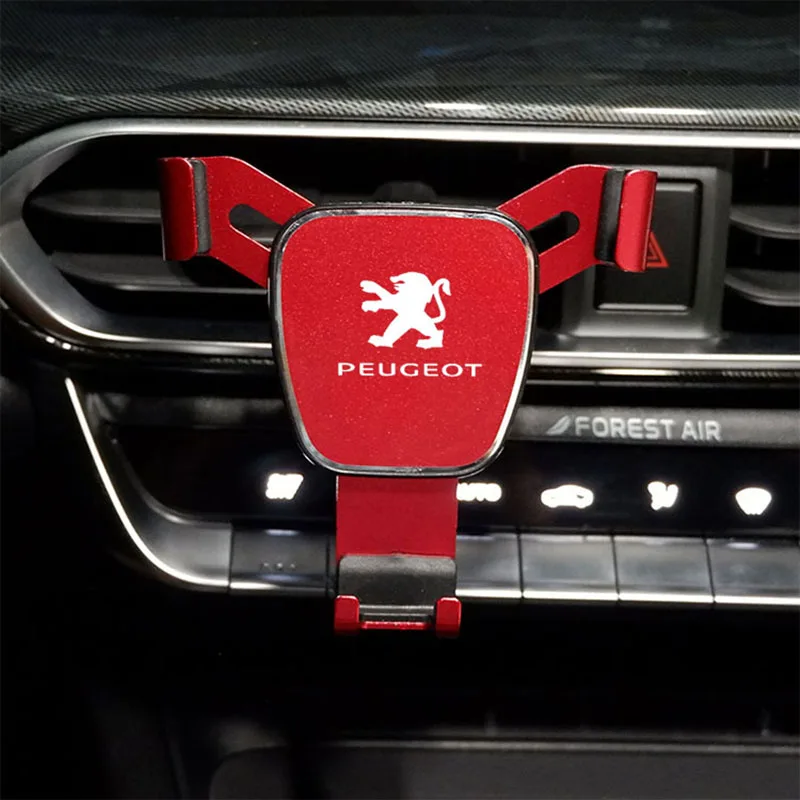 

Gravity Car Holder Air Vent Clip Mount Phone Holder Mobile Cell Stand For Peugeot 206 308 3008 207 407 508 2008 5008
