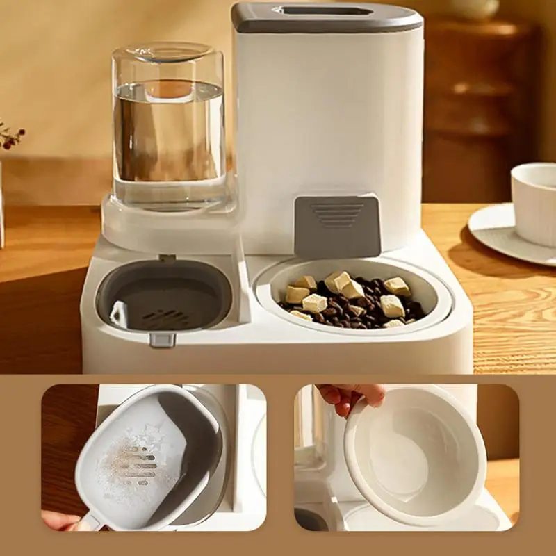 

2 в 1, автоматическая миска для домашних животных, большая емкость