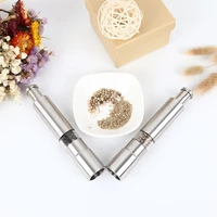 manual pepper grinder stainless steel spice grinder sea salt pepper crusher tool portable home kitchen tool kitchen accessories