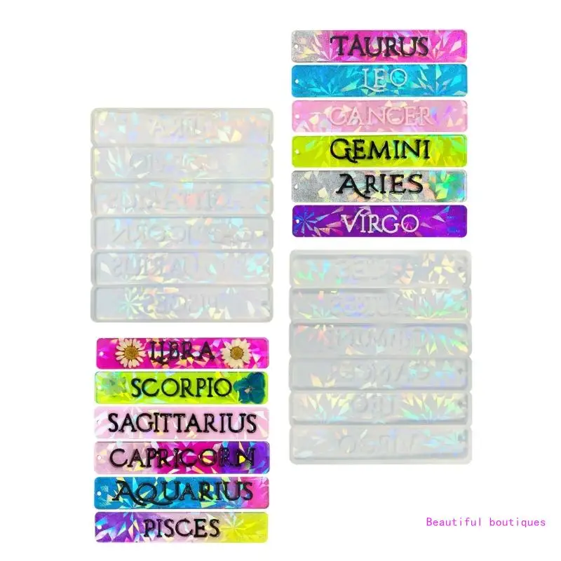 2 шт. форма для голографических закладок сделай сам легко чистящиеся силиконовые