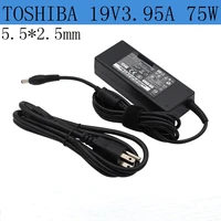 original 19v 3 95a 75w 5 52 5mm laptop ac adapter charger for toshiba satellite pa 1750 04