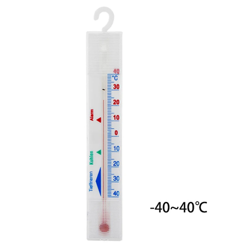 

Термометр для холодильника, домашний измеритель температуры с крючком, мини-термометр из АБС-пластика, бытовой термометр