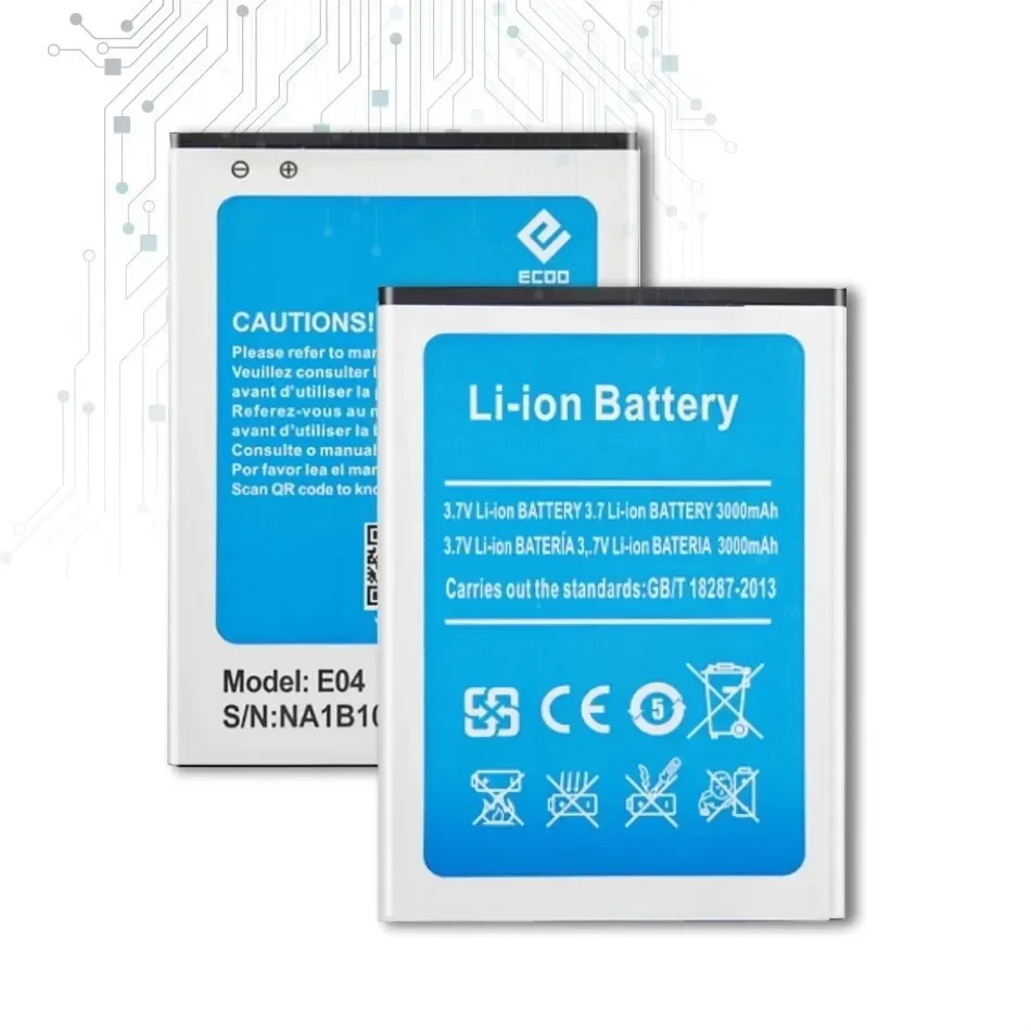 Аккумулятор мобильного телефона для ECOO E04 Plus Bluboo X6 3000 мАч