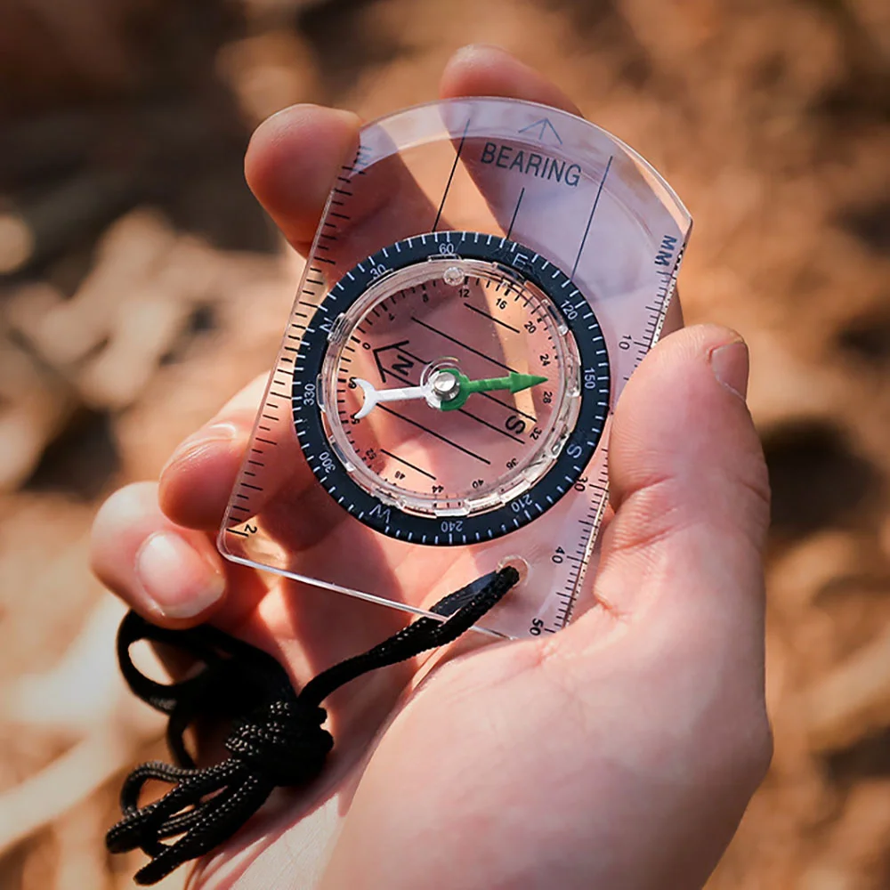 

2022 Outdoor Camping Mini Compass Hiking Tourist Compasses for Survival Gear Travel Equipment Military Supplies Guiding Tools