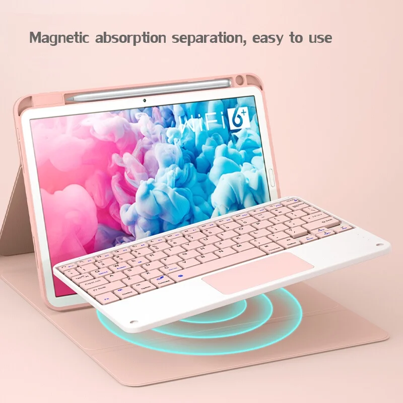 Чехол для сенсорной клавиатуры с подсветкой Huawei MatePad SE 11 дюймов 5 Air S 2024 PaperMatte Pro 2022