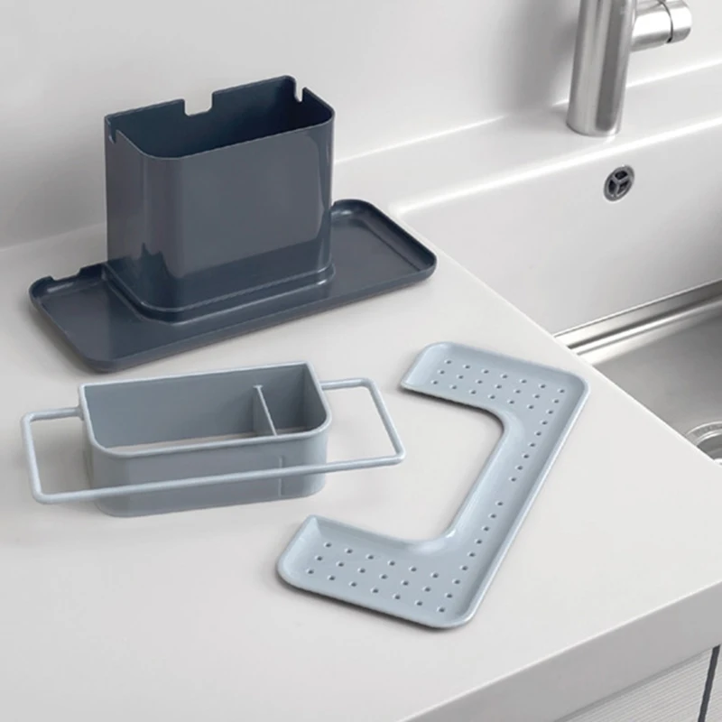 Kitchen Storage Racks Kitchenware Drainer Waterproof Plastic Container Bathroom Organization Household Accessory | Дом и сад