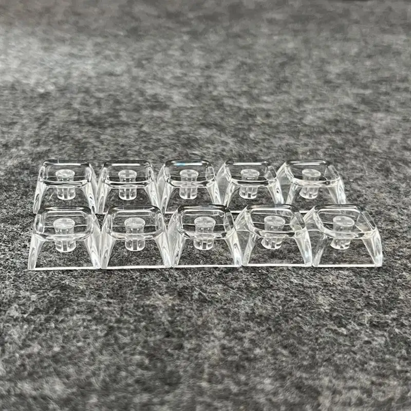 H55F 5/10pcs Clear Cakecaps для механической клавиатуры 1U xda Высота настраиваемое