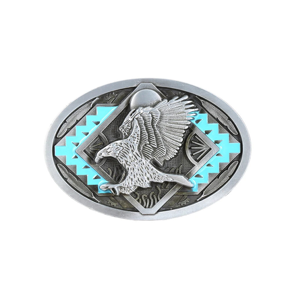 

Западная пряжка для ремня с ковбойским цинковым сплавом Eagle