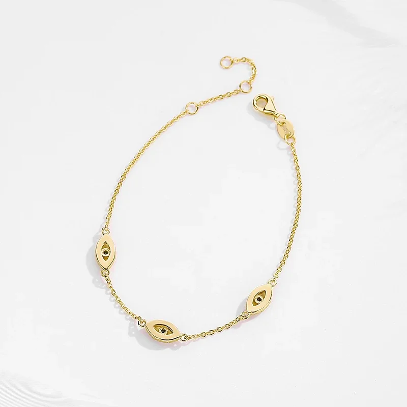 TONGZHE Шарм из стерлингового серебра 925 пробы браслет с синим глазом турецкий от