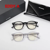 korean gentle brand gm design eddy a round monster eyeglasses frames men women myopia optical prescription reading eyeglasses