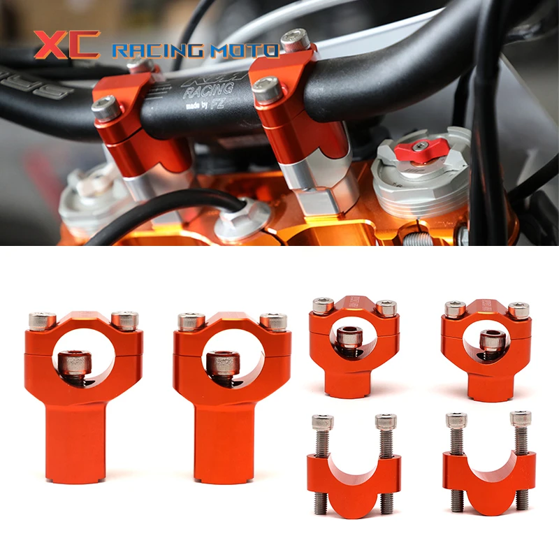 

CNC Motorcycle Handlebar Riser Bar Clamp Mount For KTM 125 200 250 350 450 530 EXC EXCF SX SXF SXS XC XCF HUSABERG BETA GASGAS