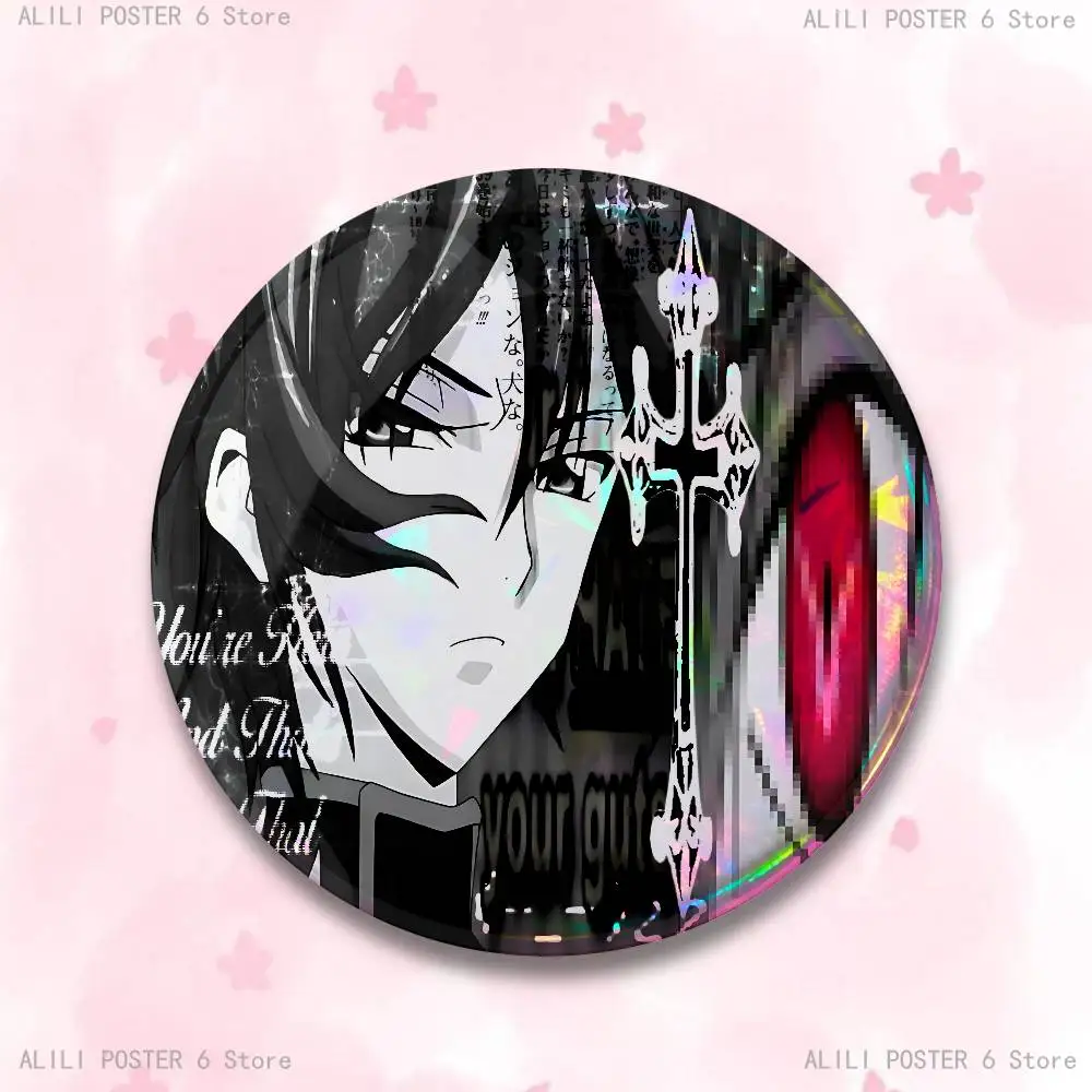 Фото L-Lelouch L-Lamperouge vi Britannia 58 мм 44 мм HD брошь с принтом значки красивые дерби круглые броши-дисплеи булавки для лацканов №5