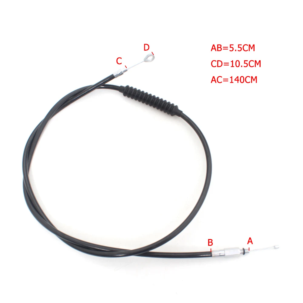 140 см аксессуары для мотоциклов плетеный кабель сцепления Провод Ручного