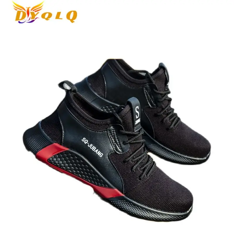 

2022 New Anti-Smashing Safety BootsSecurity Boots Safety Shoes Men Steel Toe Cap Work Shoes Male Breathable Lightweight