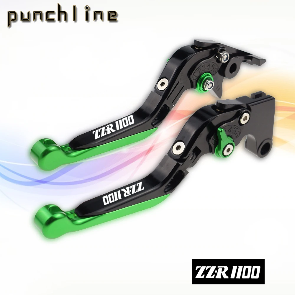 

Fit For ZZR1100 ZZR 1100 ZZR-1100 90-92 Motorcycle CNC Accessories Folding Extendable Brake Clutch Levers Adjustable Handle Set