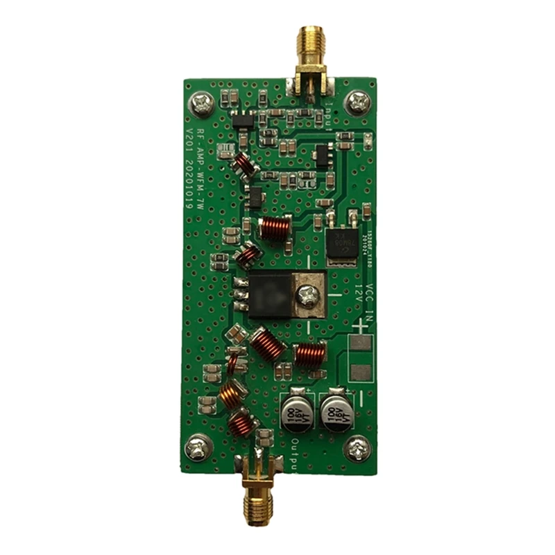 

65mhz-110MHz Gains LNA RF Broadband Power Amplifier Module DC 12V 1mW Input