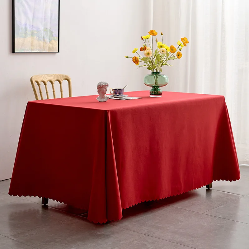 

A rectangular strip white cloth tablecloth_AN2816