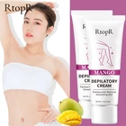 2 шт., крем для удаления волос на теле манго для мужчин и женщин и мужчин, крем для выпадения волос для рук, не раздражает кожу и не раздражает ее