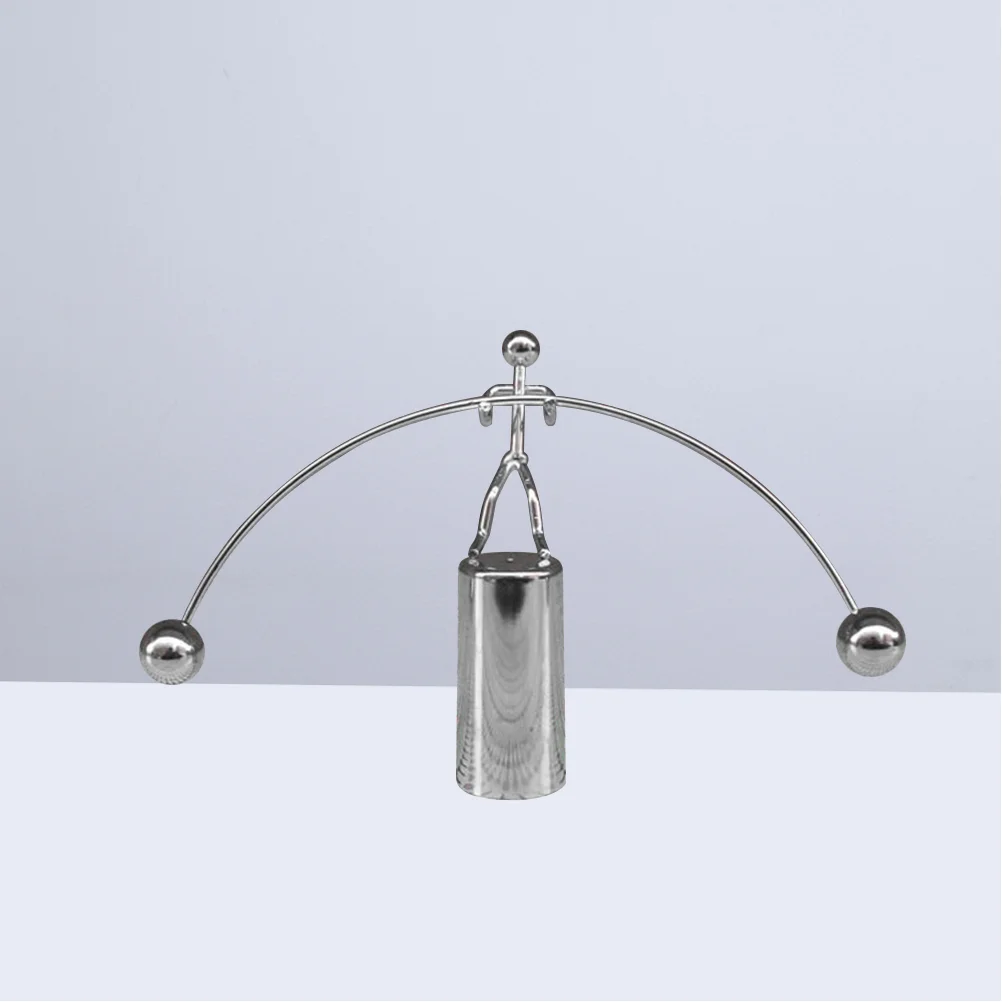 

Металлические балансирующие шарики, качели, тяжелая атлетика, железные мужские настольные поделки, украшения для дома, офиса, настольная декоративная игрушка (серебристый)