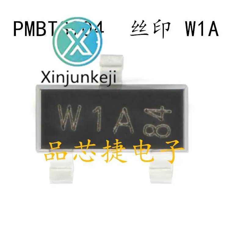 

200pcs orginal new PMBT3904 silk screen W1A SOT23 40V 200mA NPN transistor triode