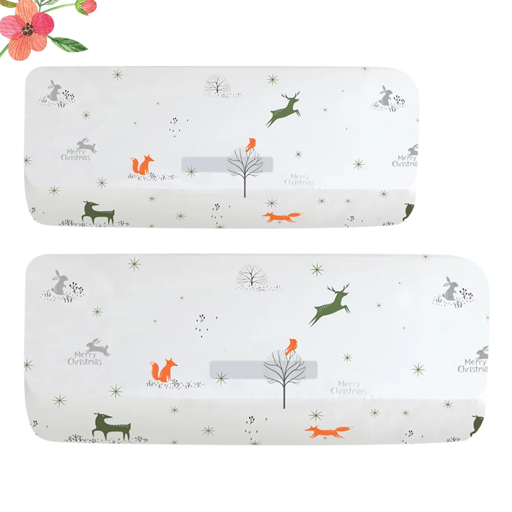 

2 Pcs Protective Dust Cover Case Air Conditioner Conditioning Bag All Inclusive