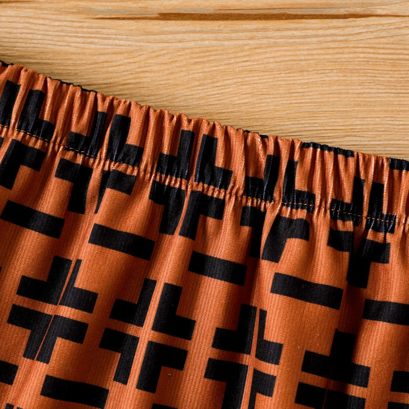 Детский повседневный костюм с юбкой принтом