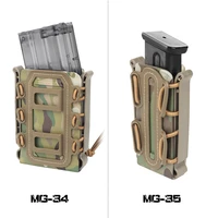 tactical magazine pouch for ar15 m4 5 56 7 62 9mm mag pouch molle quick release fast mag tpr holster case box hunting accessory
