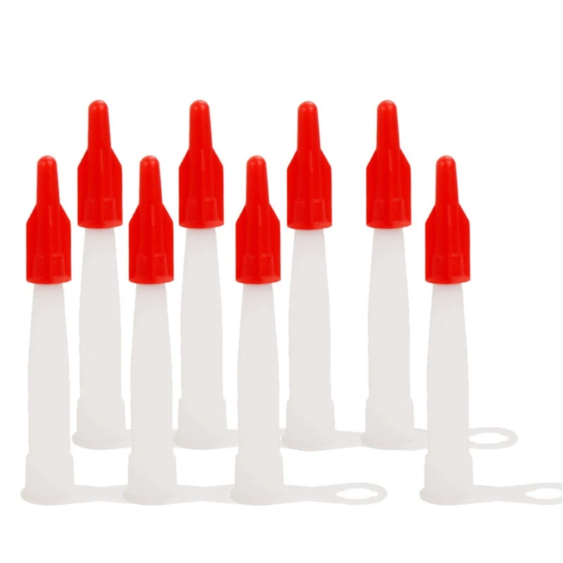 

Durable Sausage Caulking Caulk Nozzle Tip Tool 8 Packs Cone Nozzles Reusable