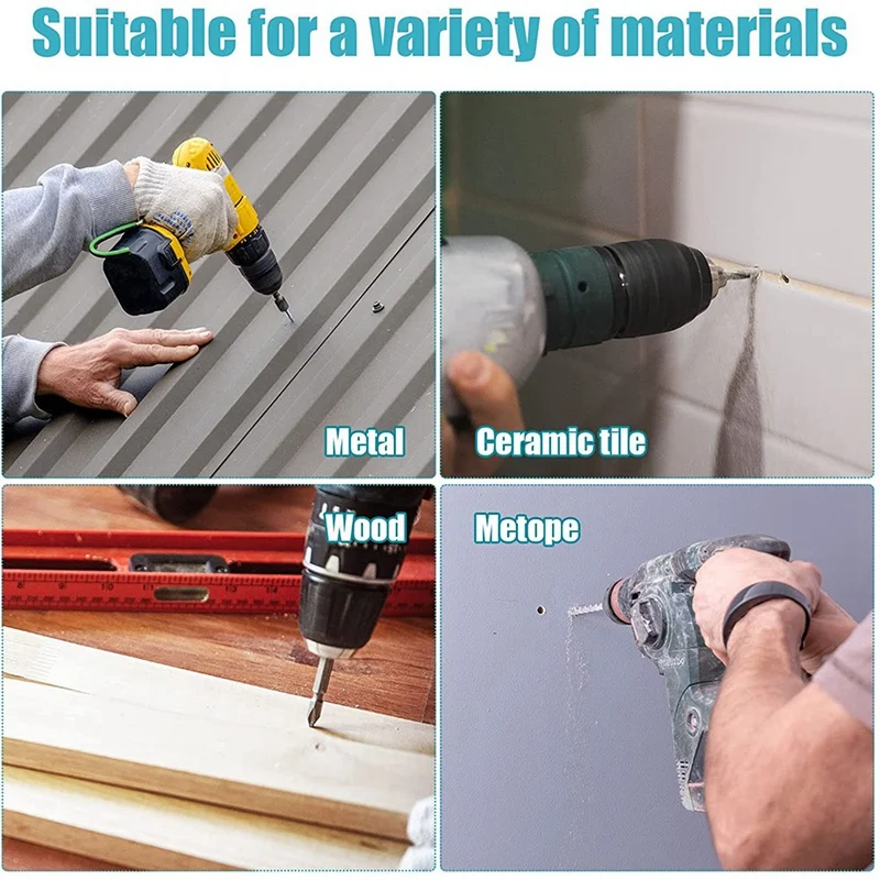 10 шт. Набор отверток с магнитным позиционированием биты для гипсокартона