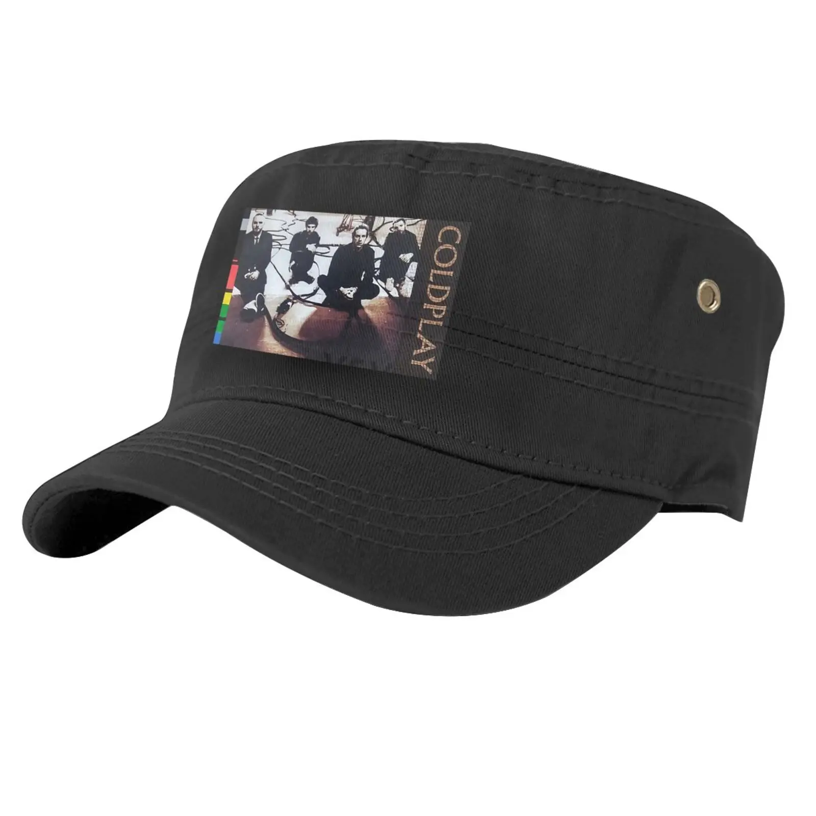 

Coldplay Twisted Logic World Tour 2005 Cap Women's Hats Beret Hip Hop Ladies Hat Cap For Girls Hip Hop Balaclava Man Beret Man