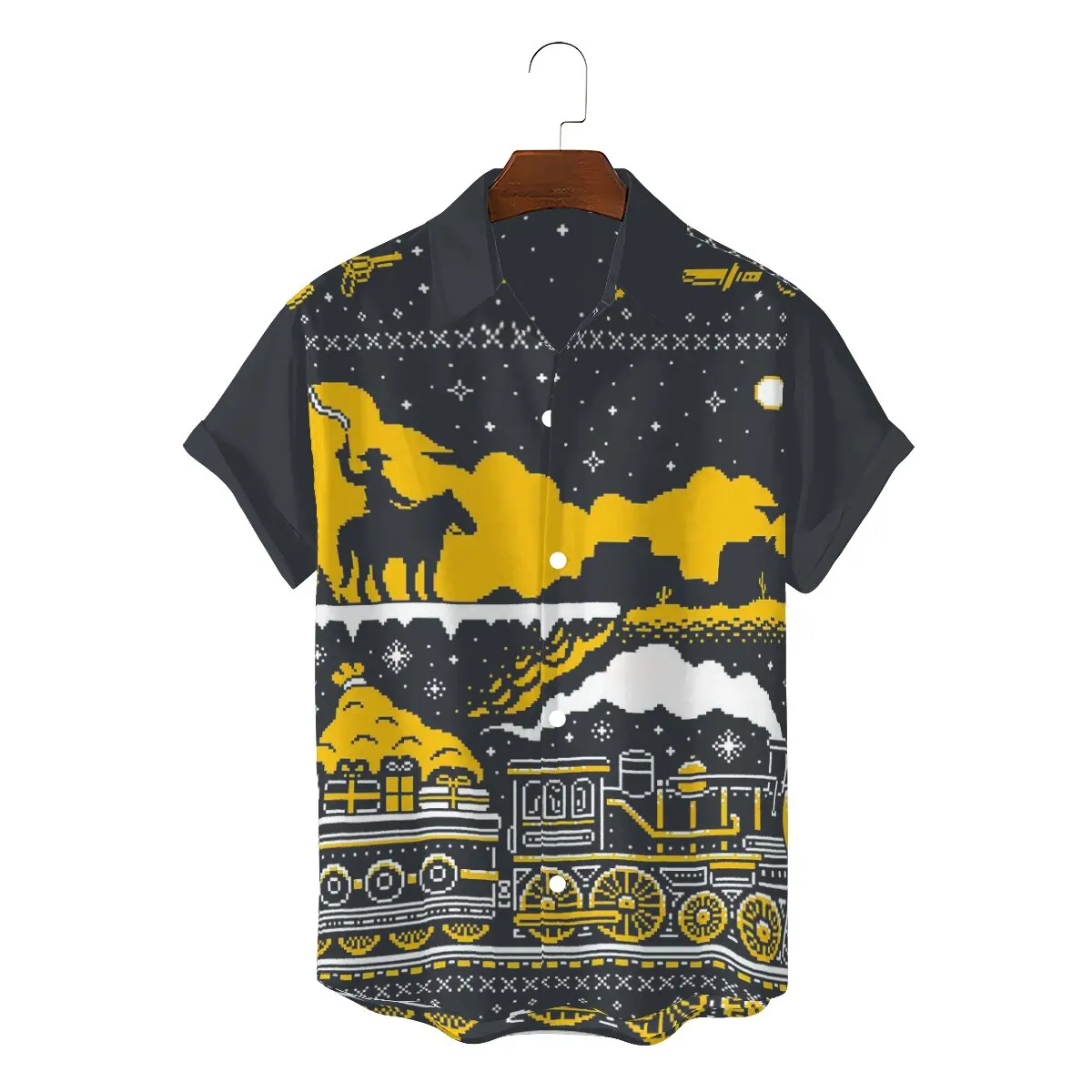 

Red Dead Redemption 3D Shirt RED HOLIDAY Elegant Shirts Homme Men Clothes New Design Trendy