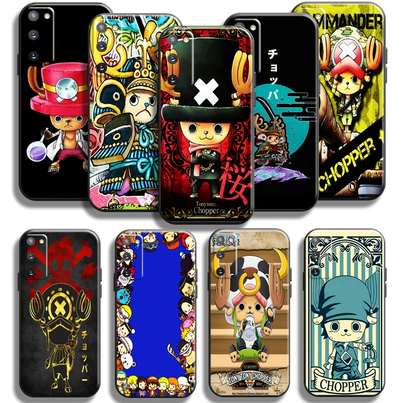 

ONE PIECE Tony Tony Chopper For Samsung Galaxy S20 S21 Plus Ultra FE 5G Samsung S21 S20 Phone Case Silicone Cover TPU Black