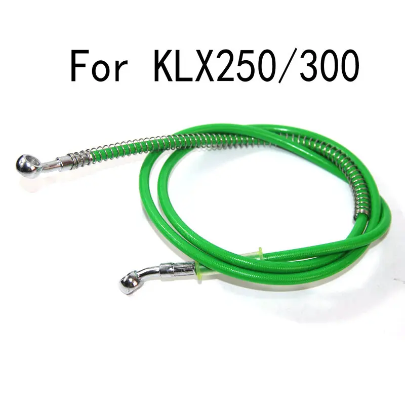 

For Kawasaki KLX250 KLX300 KLX 250 300 Clutch Oil Hose Braided Green Motorcycle Steel Hydraulic Reinforce Brake Line