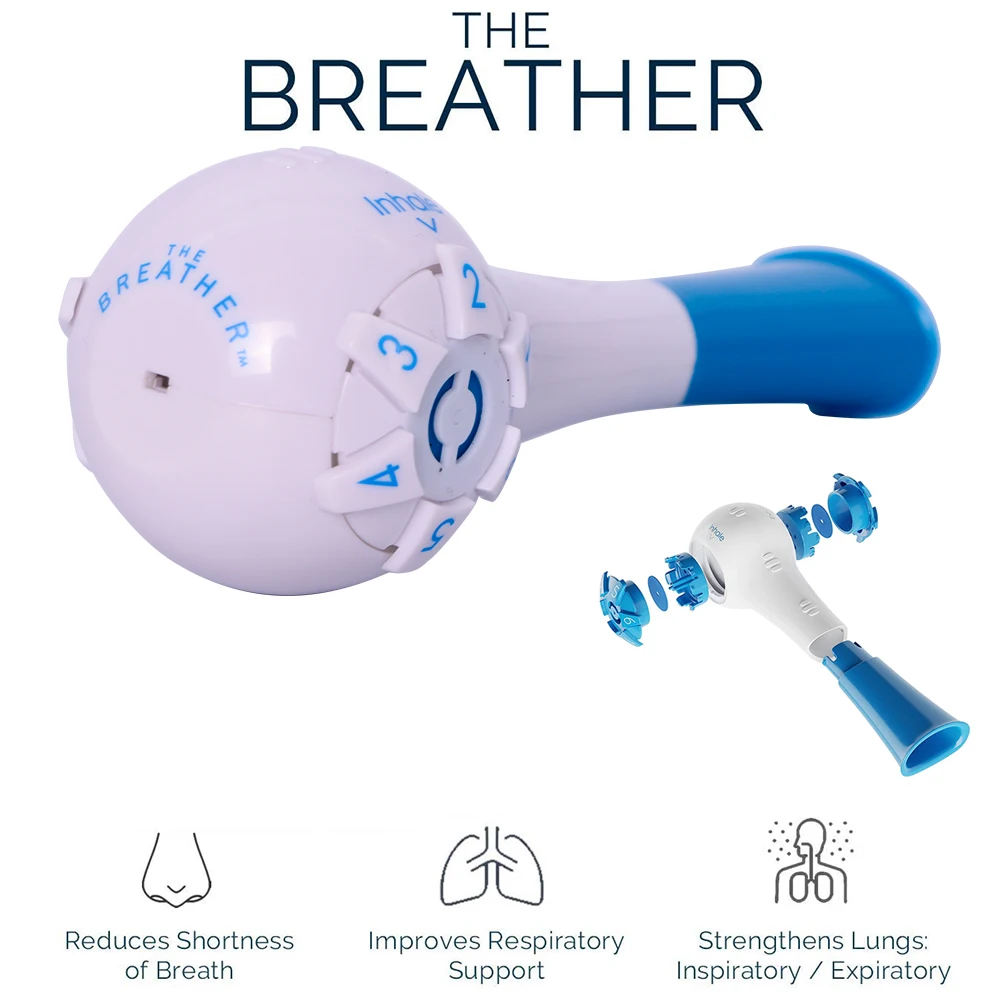 

Natural breathing lung recovery trainer is used for drug-free breathing treatment. Breathing is easier. FSA/HSA qualified