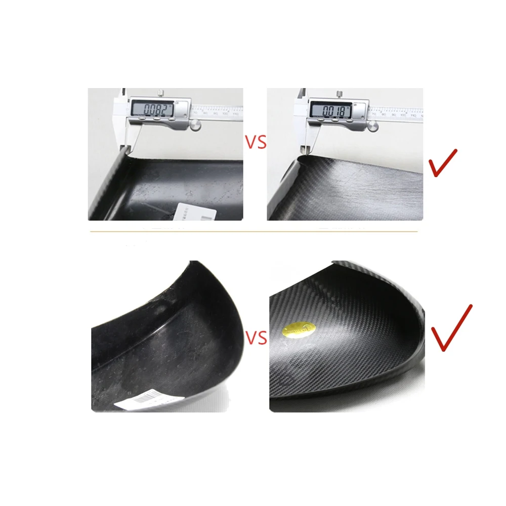 Чехол для зеркала Tesla Model Y 2020-2021 LHD глянцевые колпачки из углеродного волокна