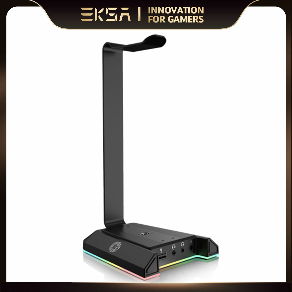 Подставка для игровой гарнитуры EKSA W1 с объемным звучанием 7 1 2 USB-порта и 3 5 мм