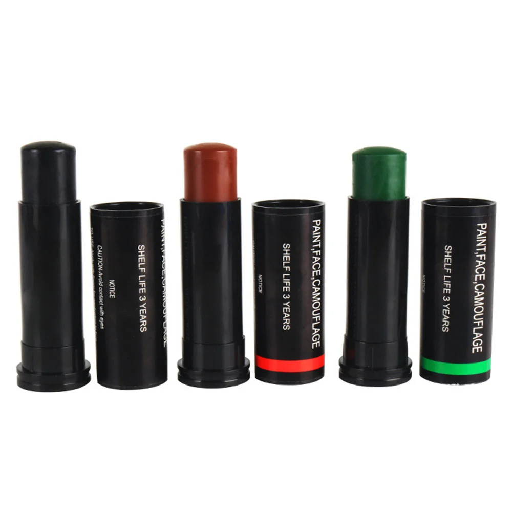 

Camo Sticks: 3 Color Compact Woodland Camo Concealment 3pcs for Paintball Use