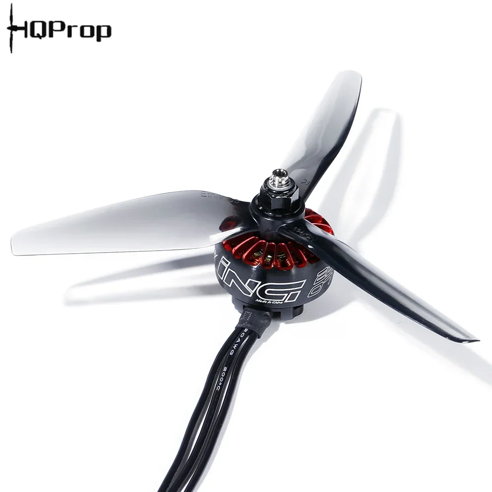 6 пар (6CW + 6CCW) HQPROP Ethix S5 5040 5X4X3 3-лопастной пропеллер серый для FPV 5-дюймовых дронов