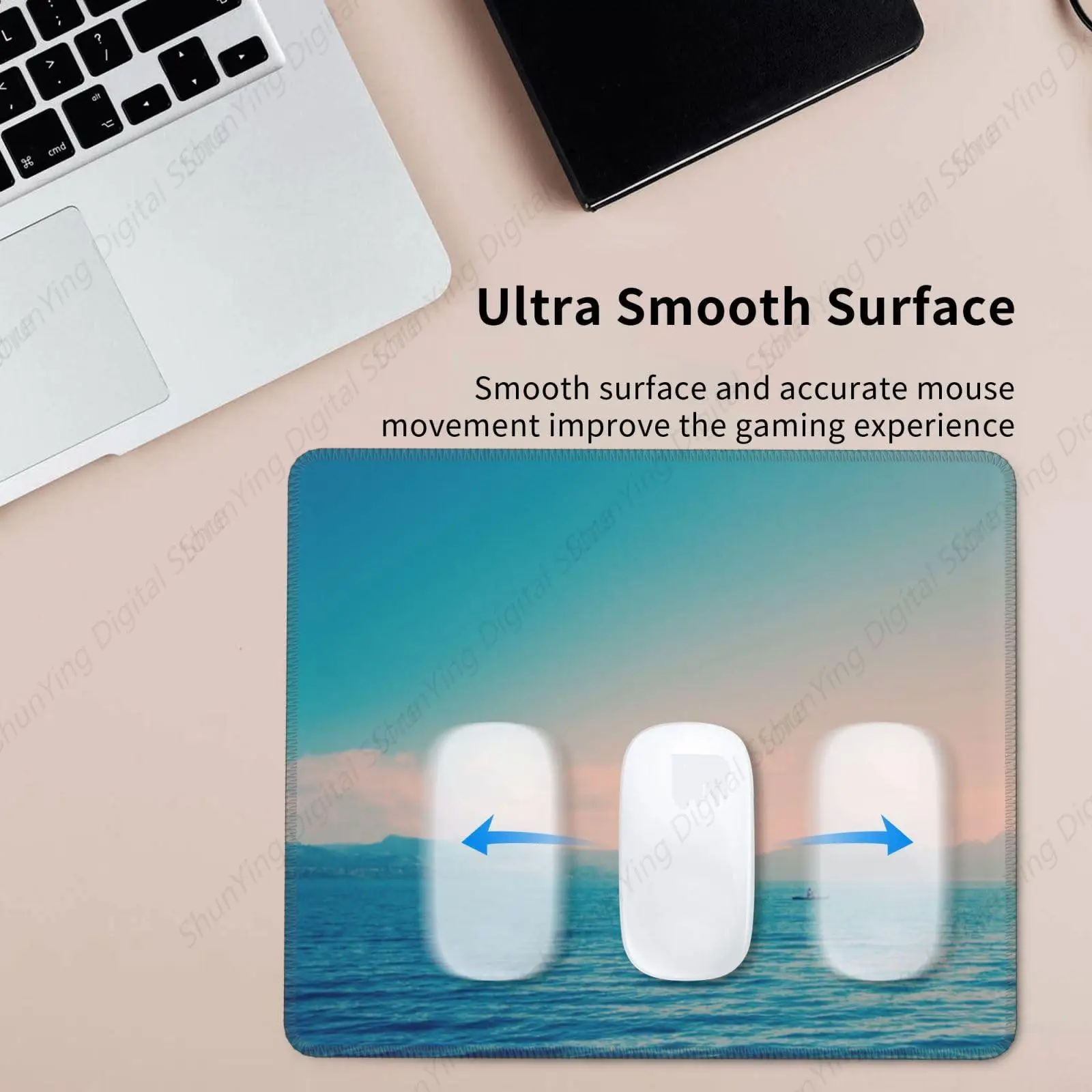 Коврик для мыши Ocean Blue противоскользящий резиновый игровой коврик подходит