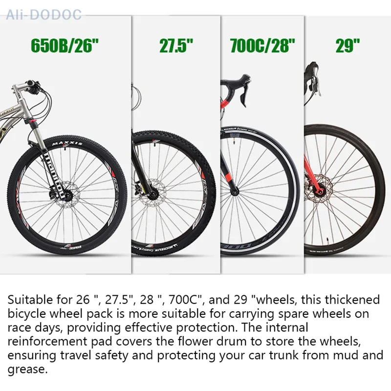 Чехол для велосипедного колеса транспортная велосипедная сумка колес дорожная