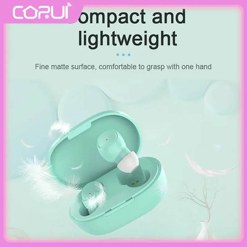 

Music Headset Hands Free Calling With Charging Box Wireless Headphone Microphone Stereo Sport Earbuds For Smartphone