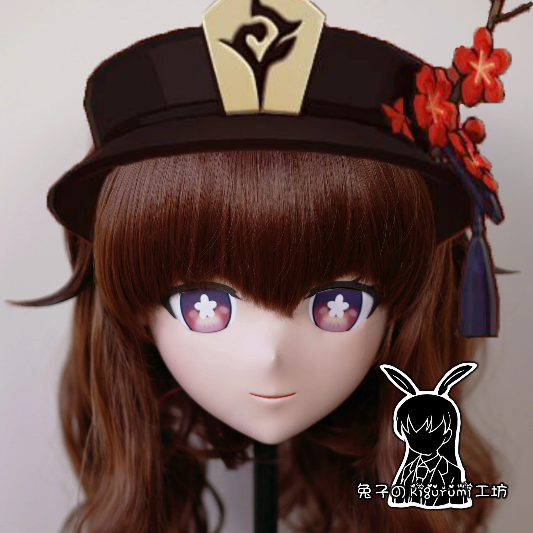 

(RB20236)Customize Full Head Quality Handmade Female/Girl Resin Japanese Anime Cartoon Character ‘Mea’ Kig Cosplay Kigurumi Mask