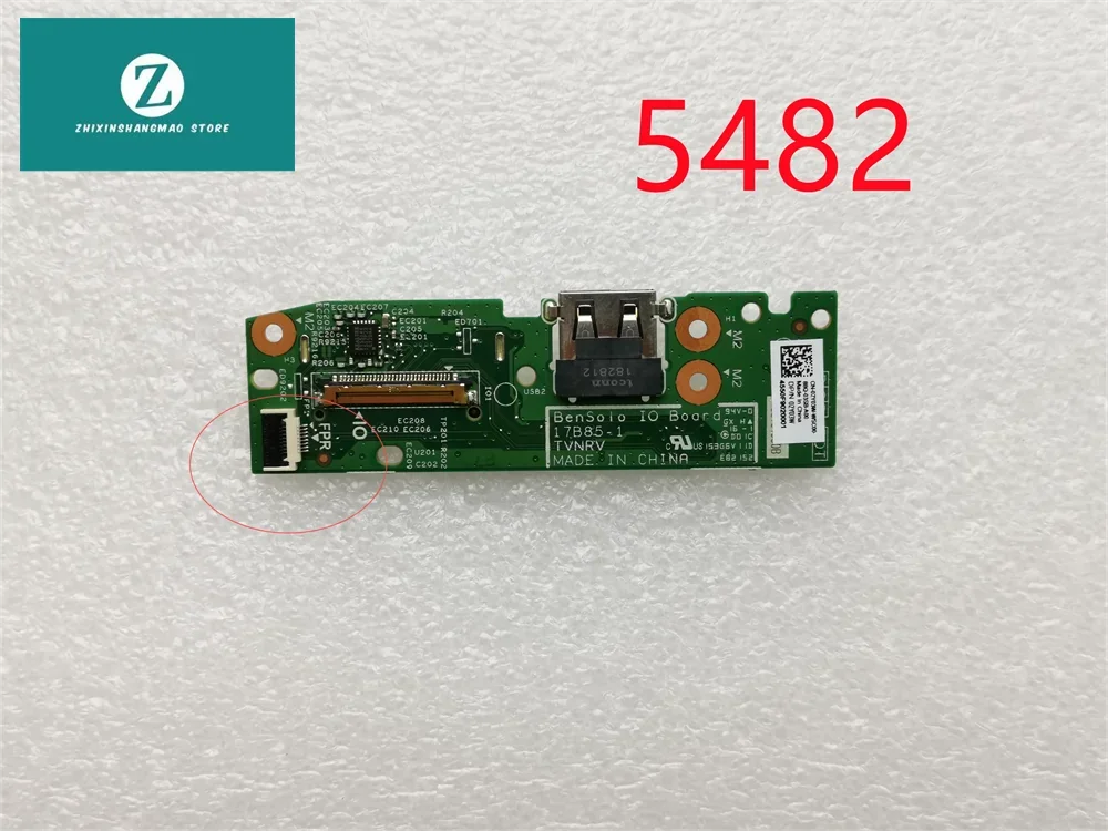 ДЛЯ DELL Inspiron 5481 5482 USB SD-карта ЧИТАТЕР ПЛАТА КНОПКИ ПИТАНИЯ 17B85-1 09WK02 02Y03W