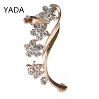 yada butterfly ear clips without piercing for women sparkling zircon ear cuff clip earrings wedding party jewelry gifts er220006