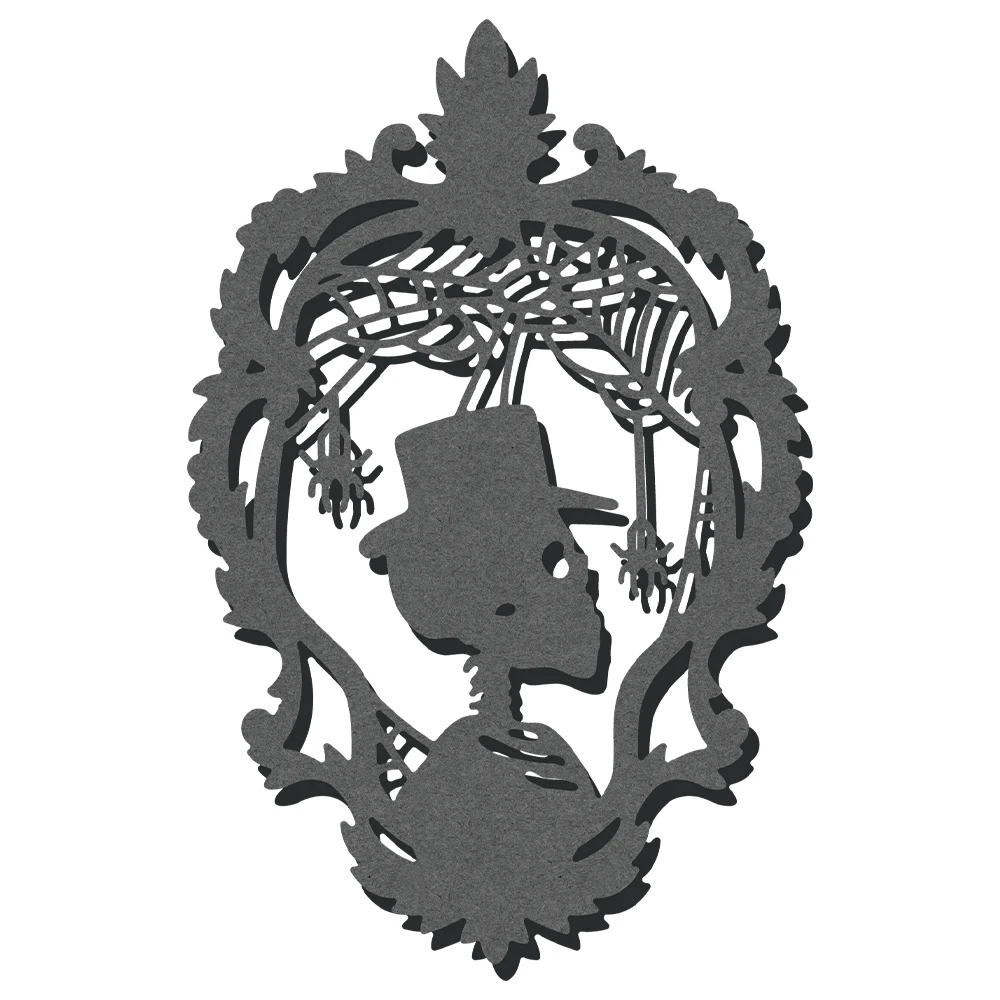 MangoCraft Хэллоуин винтажные Вырубные штампы в виде черепа DIY Искусственные