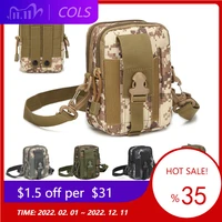 men tactical molle pouch belt waist pack bag small pocket military waist pack running pouch travel camping bags soft back