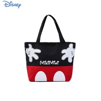 anime disney mickey handbags fashion trend mickey mouse kawaii bag minnie portable canvas bag handcuffs bag lunch box b