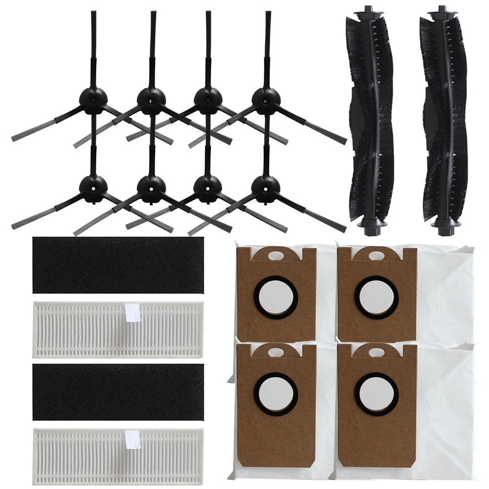 

Main Brush Side Brush Filter Dust Bags For Neabot N1 N1 Plus N1+ Robot Vacuum Cleaner Parts Main Side Brush Filter Dust Bags