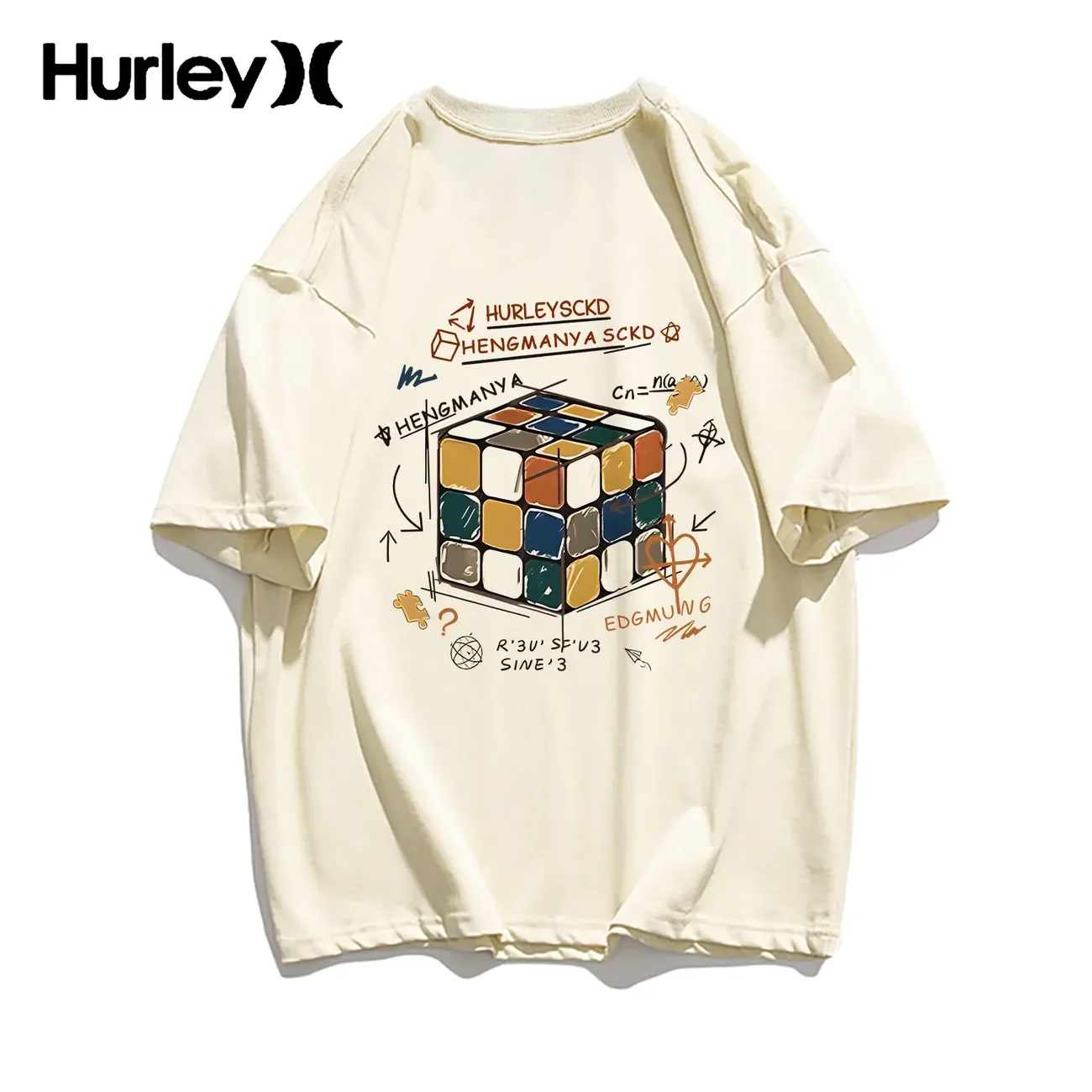 

Hurley Пляжная Одежда Мужс 2023 Men's T-shirt Sportswear Spring And Summer Short Sleeve New Loose Show Thin Brand Top