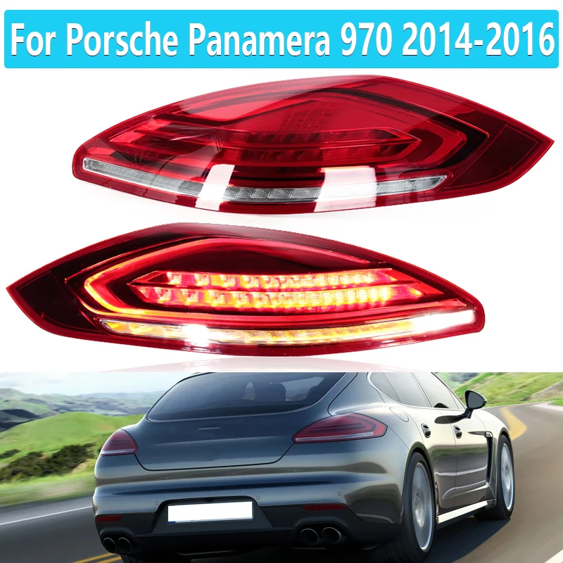 Для Porsche Panamera 970 2014-2016 Автомобильный светодиодный задний фонарь 97063143102 97063143101